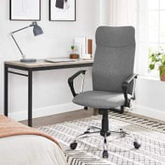 Artenat Kancelárska stolička Decay, textil, sivá