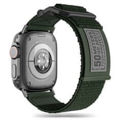 Tech-protect Remienok Scout Apple Watch 4 / 5 / 6 / 7 / 8 / 9 / Se / Ultra 1 / 2 (42 / 44 / 45 / 49 Mm) Military Green
