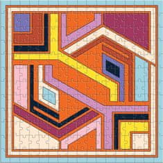 Galison Štvorcové puzzle Frank Lloyd Wright: Textilné bloky 4x200 dielikov
