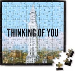 Galison Štvorcové puzzle Thinking of You 100 dielikov