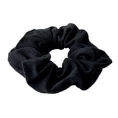 shumee Čierna gumička do vlasov Cotton Scrunchie