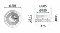 Tutumi Stropné svietidlo Plafond Glamour 8W APP407-C APP408-C