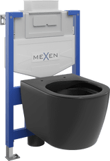 Mexen Fenix XS-U, podomietkový modul a závesné WC Carmen, čierna matná, 6853388XX85