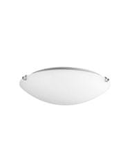 Nova Luce NOVA LUCE stropné svietidlo ANCO matné biele sklo chrómovaný kov E27 1x12 W 600401