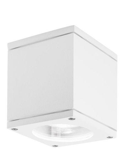 Nova Luce NOVA LUCE vonkajšie stropné svietidlo CERISE biely liaty hliník a sklenený difúzor GU10 1x7W IP54 220-240V bez žiarovky 9040022