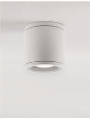 Nova Luce NOVA LUCE vonkajšie stropné svietidlo CERISE biely liaty hliník a sklenený difúzor GU10 1x7W IP54 220-240V bez žiarovky 9040061