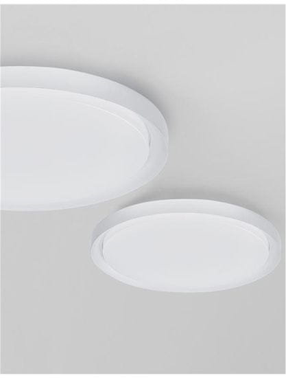 Nova Luce NOVA LUCE stropné svietidlo TROY kov a akrylový difúzor matná biela LED 50W 230V 3000K IP20 stmievateľné 9053593