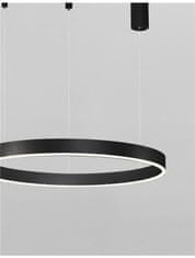 Nova Luce NOVA LUCE závesné svietidlo MOTIF čierny hliník a akryl LED 40W 230V 3000K IP20 stmievateľné 9190840