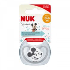 Nuk Cumlík Space 0-6m Disney Mickey Mouse červená - 0-6 m