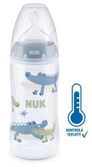 Nuk FC+ fľaša s kontrolou teploty 300 ml - modrá