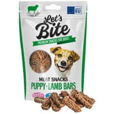 Brit DOG Let's Bite Meat Snacks Puppy Lamb Bars 80 g