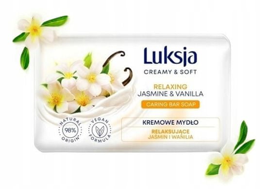 Luksja Luxja jemné mydlo s jazmínom a vanilkou 90g