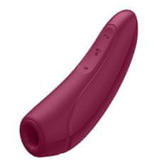 Vidaxl Curvy 1+ bezkontaktný sací a vibračný stimulátor Rose Red