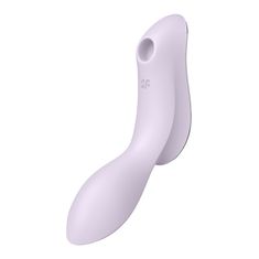 Vidaxl Stimulátor klitorisu Curvy Trinity 2 s vibráciami Violet