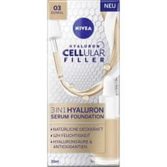 Vidaxl Cellular Filler 3v1 Hyaluron Serum Foundation podkladový krém na tvár 03 Dunkel 30ml