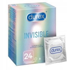 Vidaxl Durex Invisible kondómy pre väčšiu blízkosť 24 ks tenké