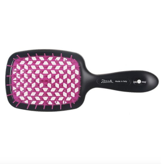 Vidaxl Superbrush kadernícka kefa na rozčesávanie vlasov Black-Fuchsia