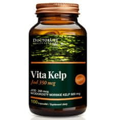 Vidaxl Vita Kelp Organic 500 mg organického jódu doplnok stravy 100 kapsúl