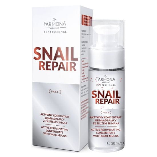 Vidaxl Snail Repair aktívny omladzujúci koncentrát so slimačím hlienom 30ml