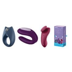 Vidaxl Partner Box 3 set Royal One Ring Vibrator + Double Joy Partner Vibrator + Sexy Secret Panty Vibrator