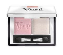 Vidaxl Vamp Compact Duo dvojité očné tiene 001 2,2 g