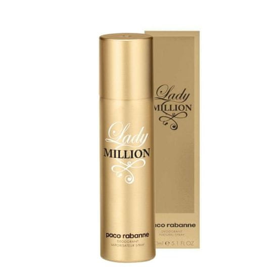 Vidaxl Lady Million dezodorant v spreji 150ml