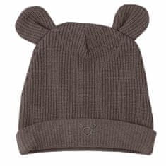 KOALA Dojčenská čiapočka Pure brown - 62 (3-6m)