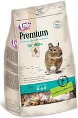 LOLO PREMIUM krmivo pro osmáky degu 750 g sáček