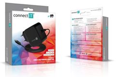 Connect IT C-Power Mini univerzálny notebookový adaptér USB-C, PD 67 W, čierny (CNP-1660-BK)