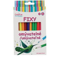 CreaFun Fixy omyvatelné - 24 barev