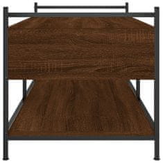 Petromila vidaXL Konferenčný stolík hnedý dub 99x50x50 cm kompozitné drevo