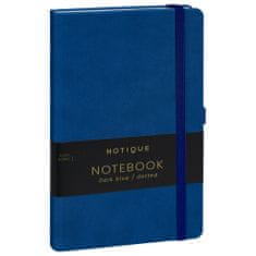 Notique Notes Tmavo modrý, bodkovaný, 13 x 21 cm