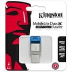 Kingston Čítačka kariet MobileLite DUO 3C USB3.1 + Typ C, microSDHC/SDXC