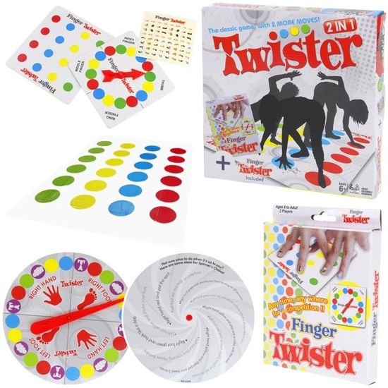 Nobo Kids Klasická arkádová hra 2v1 Twister + Finger