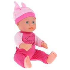 Nobo Kids Baby Doll Sleepyhead 30 cm - malina