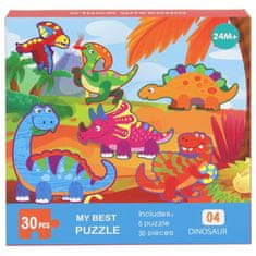 Nobo Kids Náučné puzzle 28 dielikov. Puzzle Farma zvierat