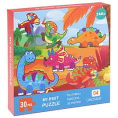 Nobo Kids Náučné puzzle 28 dielikov. Puzzle Farma zvierat