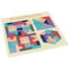 Nobo Kids Montessori puzzle Drevené kocky Puzzle