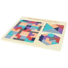 Nobo Kids Montessori puzzle Drevené kocky Puzzle