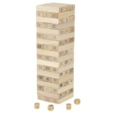 Nobo Kids Veža Jenga Drevené puzzle s kývajúcou sa vežou