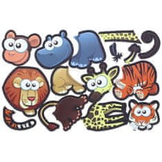 Nobo Kids Puzzle Puzzle Magnetická tabuľa Safari Animal