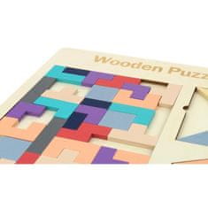 Nobo Kids Montessori puzzle Drevené kocky Puzzle