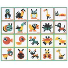 Nobo Kids Kreatívna drevená mozaika puzzle 40 ks.