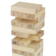 Nobo Kids Veža Jenga Drevené puzzle s kývajúcou sa vežou