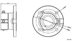 Hikvision držiak pre kameru DS-1663ZJ/ kompatibilný s kamerami 4 inch PTZ