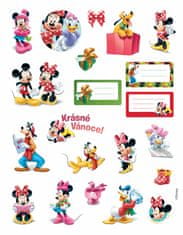 Jiri Models Vianočné omaľovánka so samolepkami Minnie