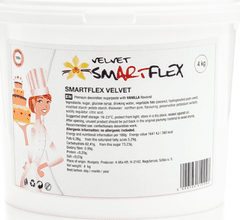 Smartflex Velvet Vanilka 4 kg (Poťahovacia a modelovacia hmota na tortu) 0043 dortis