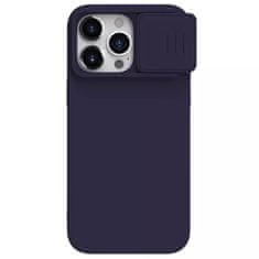 Nillkin  CamShield Silky Silikónové puzdro pre Iphone 15 Pro Max tmavo fialové