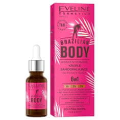 shumee Brazilian Body koncentrované samoopaľovacie kvapky na tvár a telo 18ml