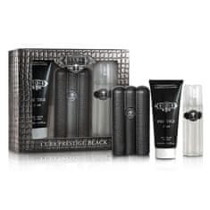 shumee Cuba Prestige Black set toaletná voda v spreji 90ml + voda po holení 100ml + sprchový gél 200ml